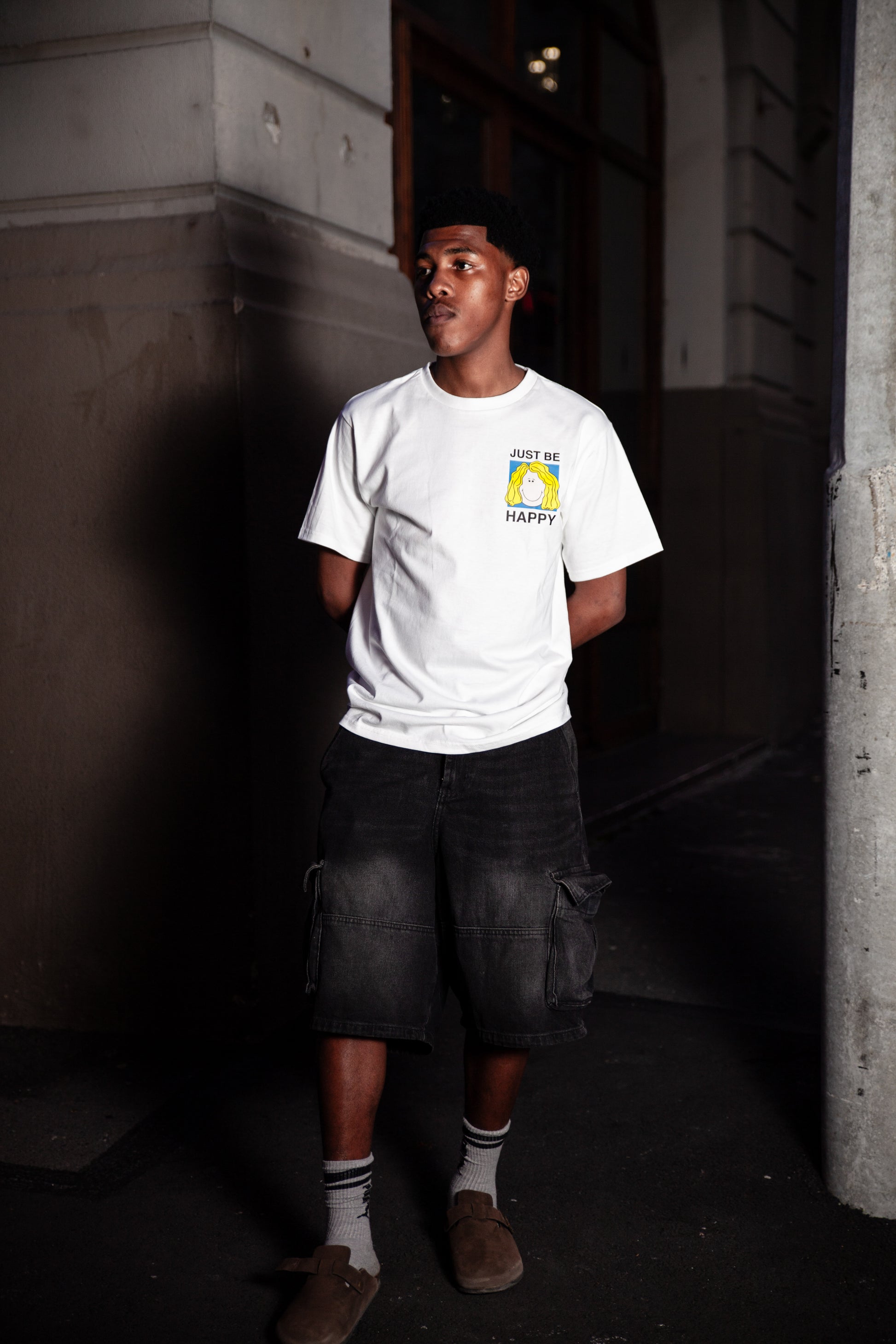 Just Be Happy Tee(220 GSM)